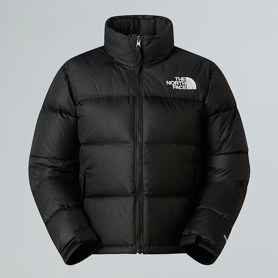 The North Face 女款 1996 复古 Nuptse 夹克 TNF 黑色-再生羽绒