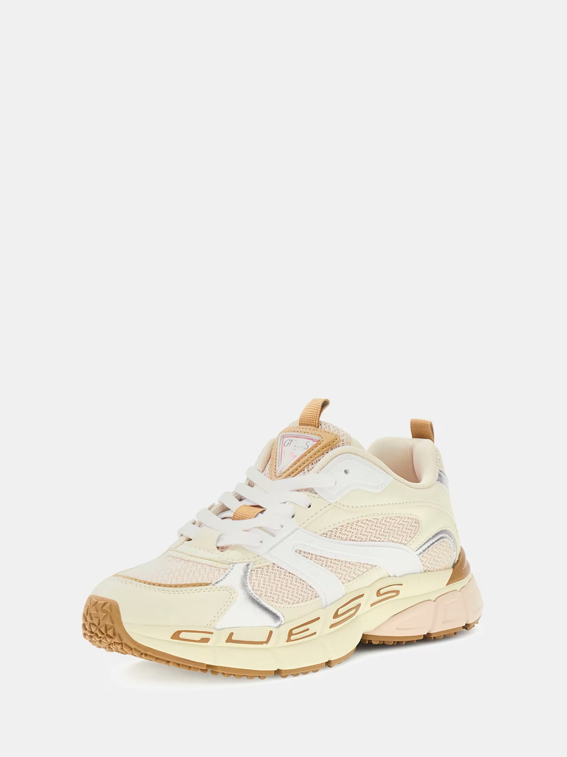 Zapatillas para correr con inserciones perforadas Bevalli para mujer de Guess