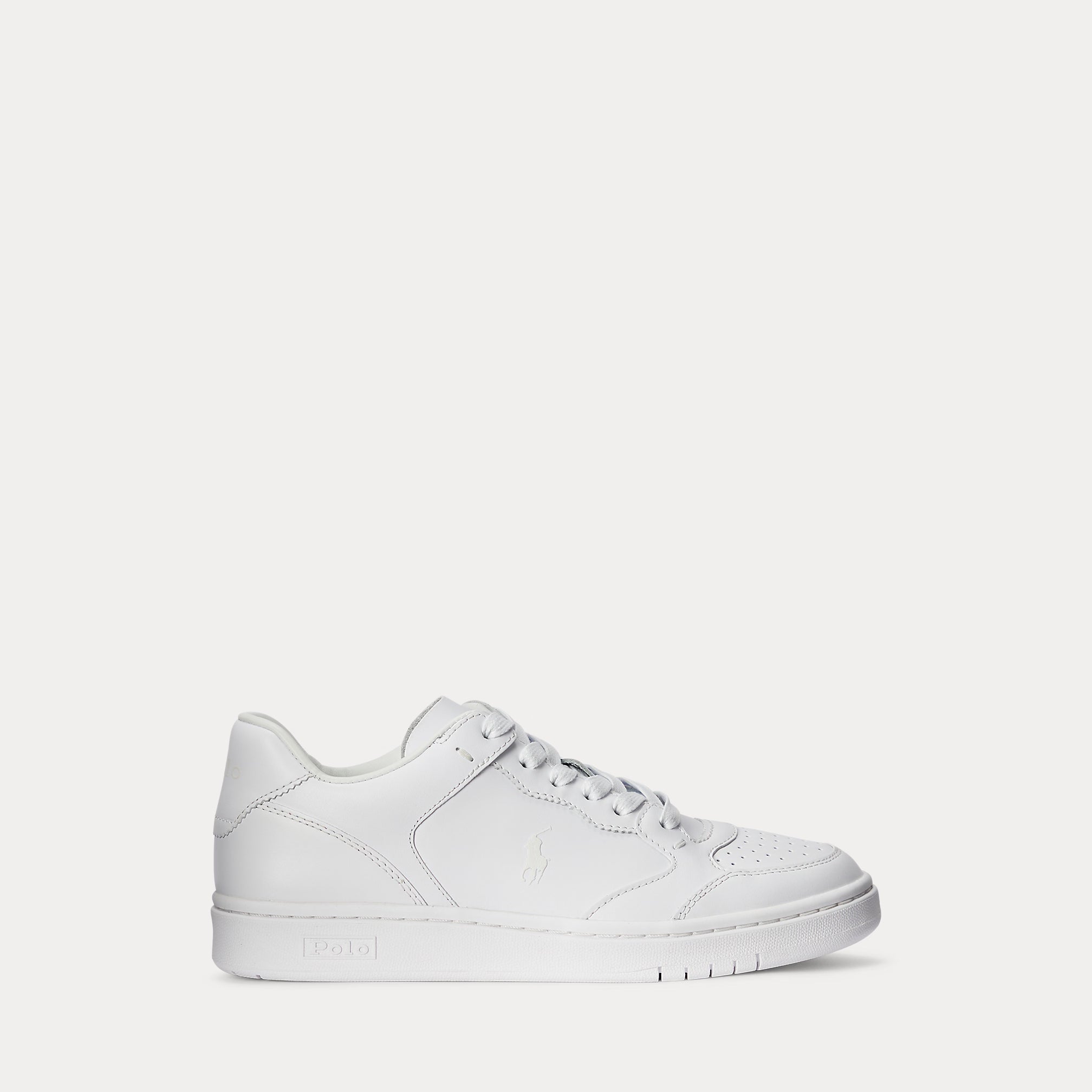 Dames Court leren sneaker