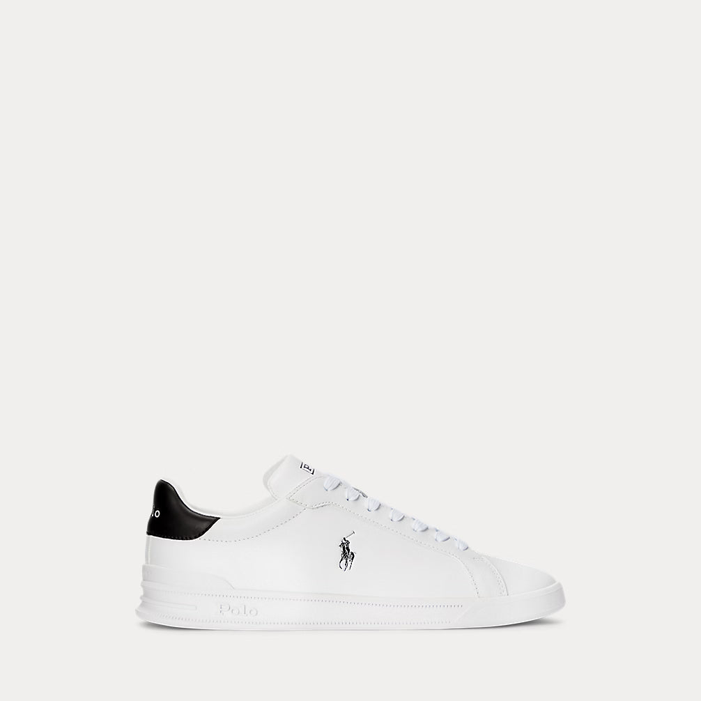 Ralph Lauren Women's Heritage Court II Leather Trainer