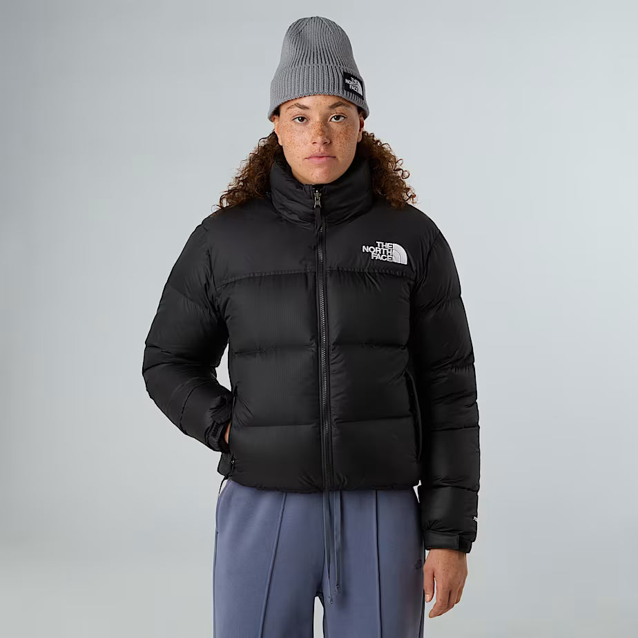 The North Face 女款 1996 复古 Nuptse 夹克 TNF 黑色-再生羽绒