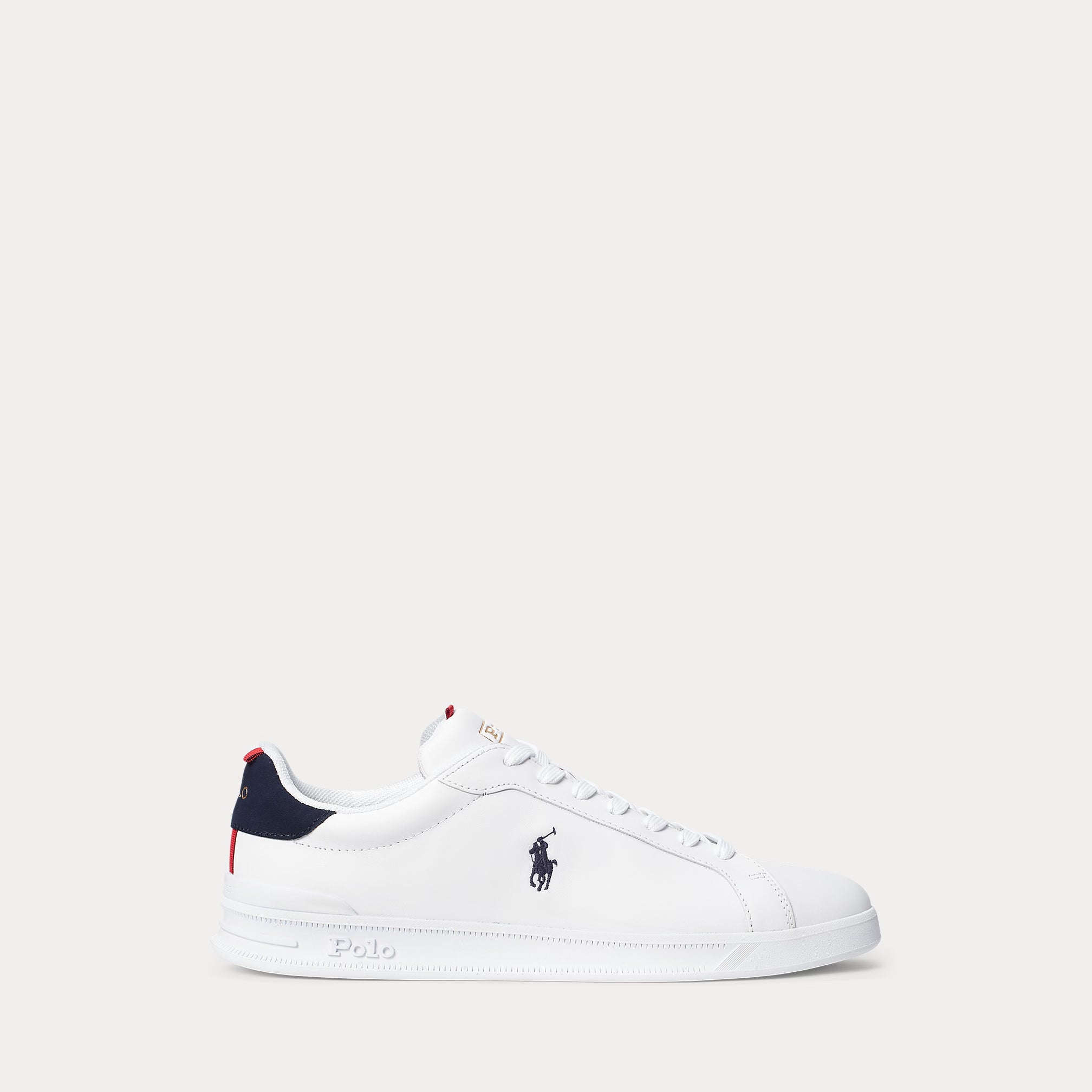 Ralph Lauren Women's Heritage Court II Leather Trainer