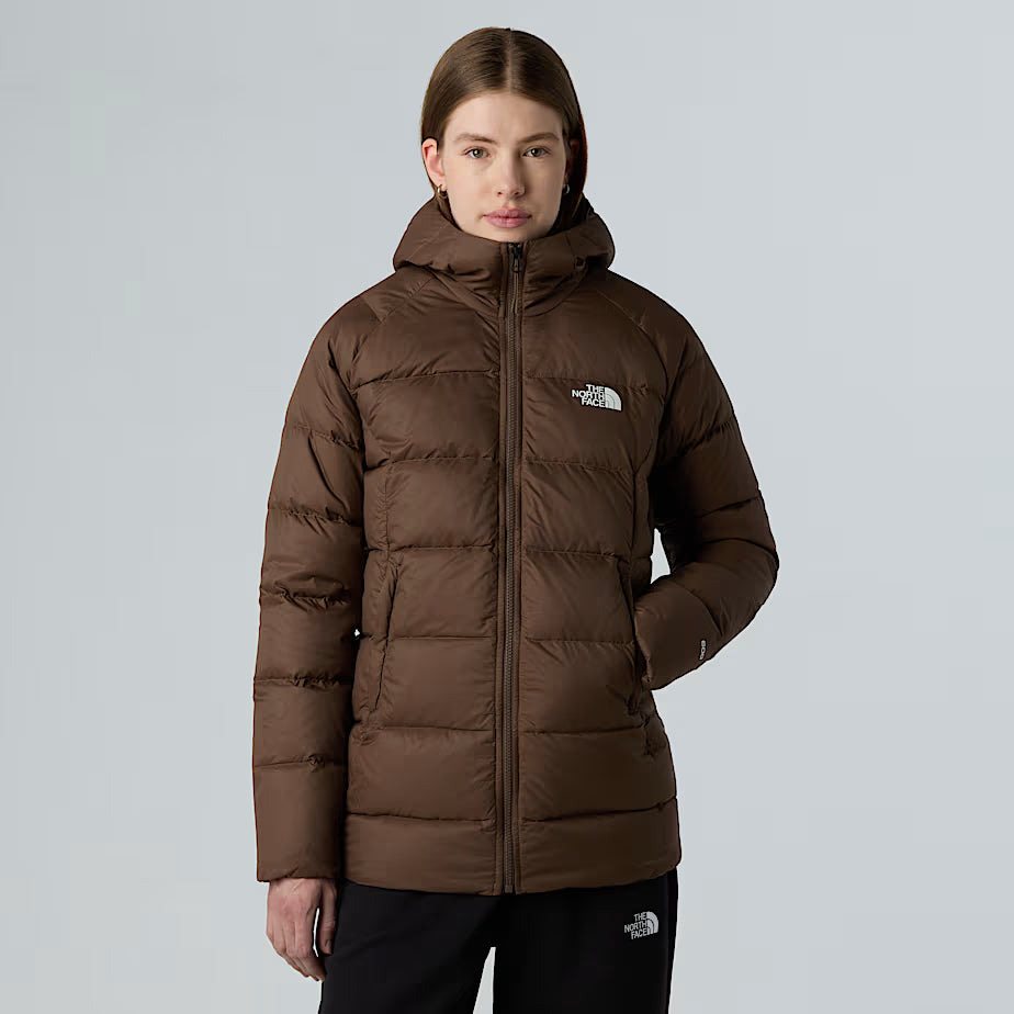 The North Face Dame Hyalite Dun Hooded Parka Smokey Brown