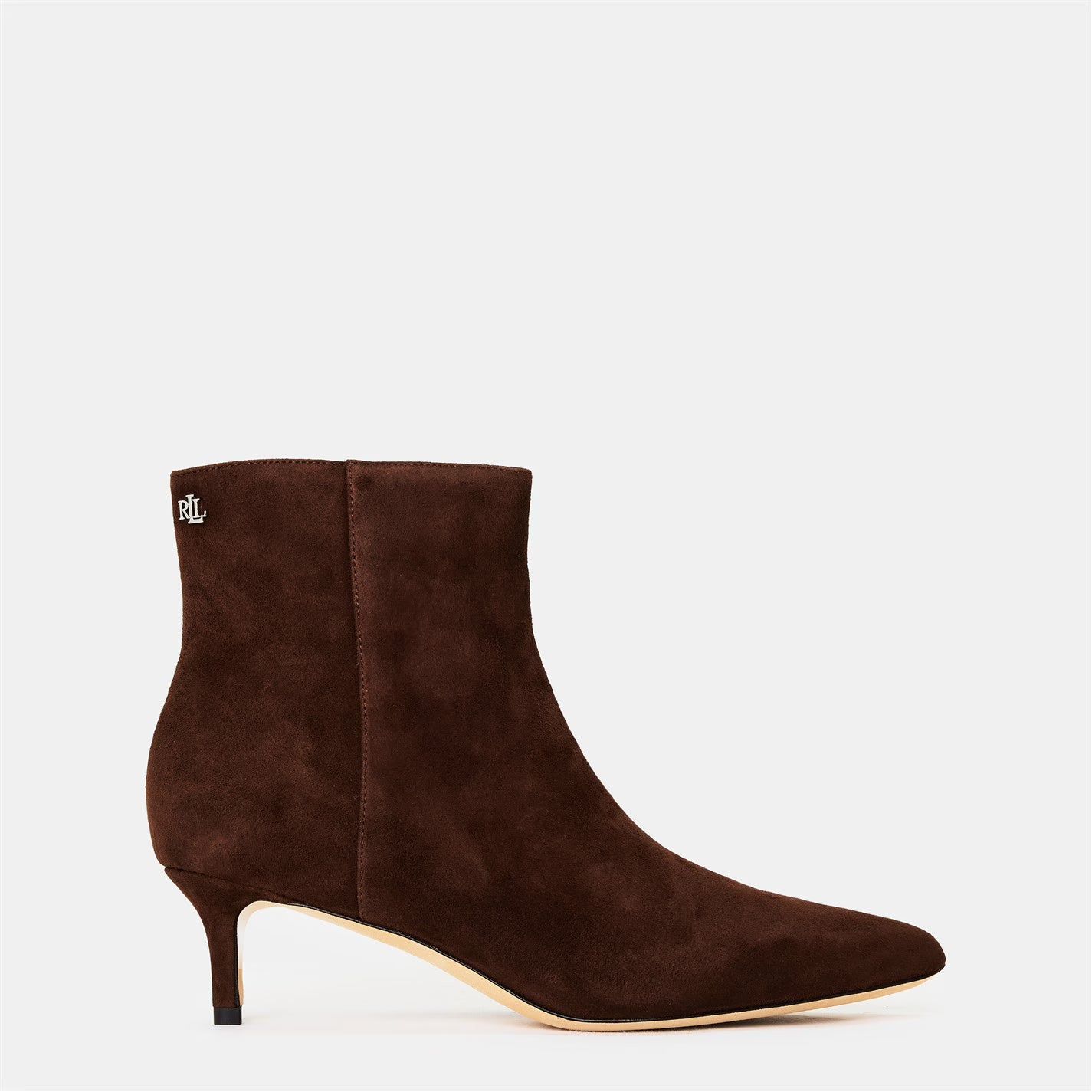 Bottes à talons en cuir véritable pour femmes Ralph Lauren