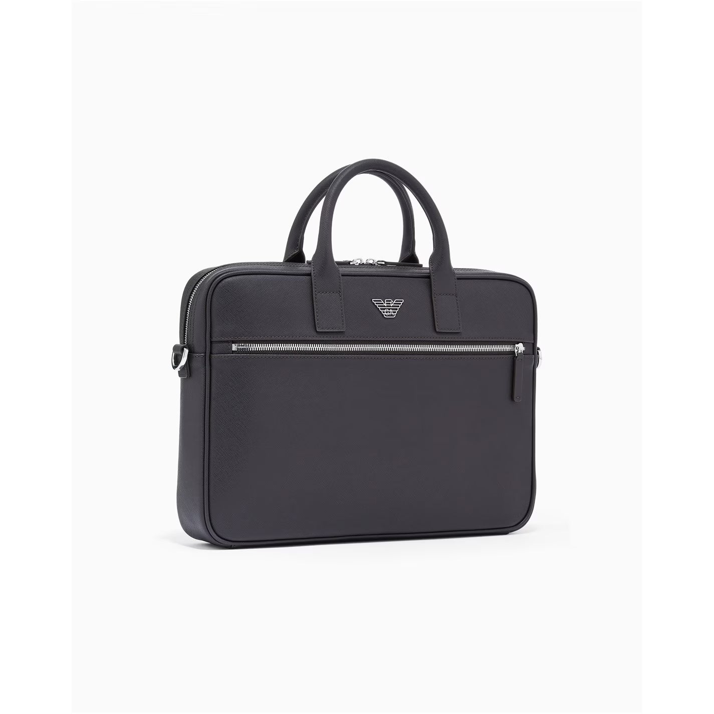 Regenerated Saffiano Leather Business Bag