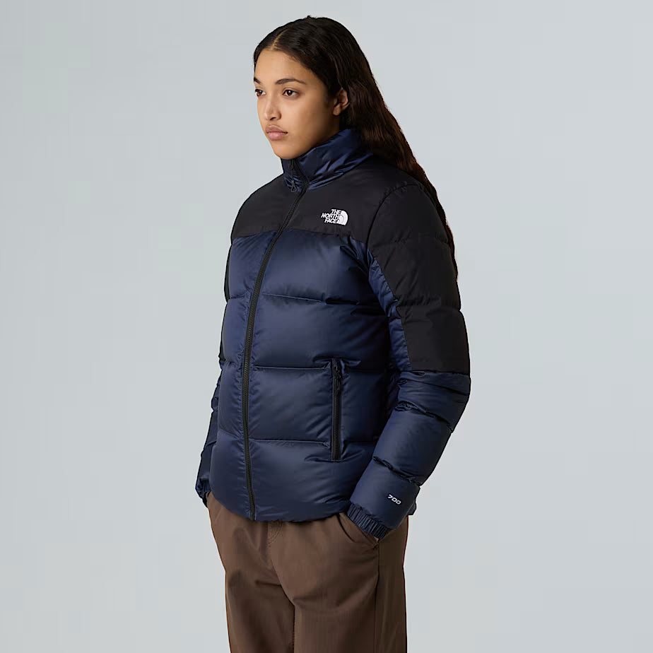 The North Face Dames Diablo Down 2.0 Jas Lunar Blue Black Heather-TNF Black