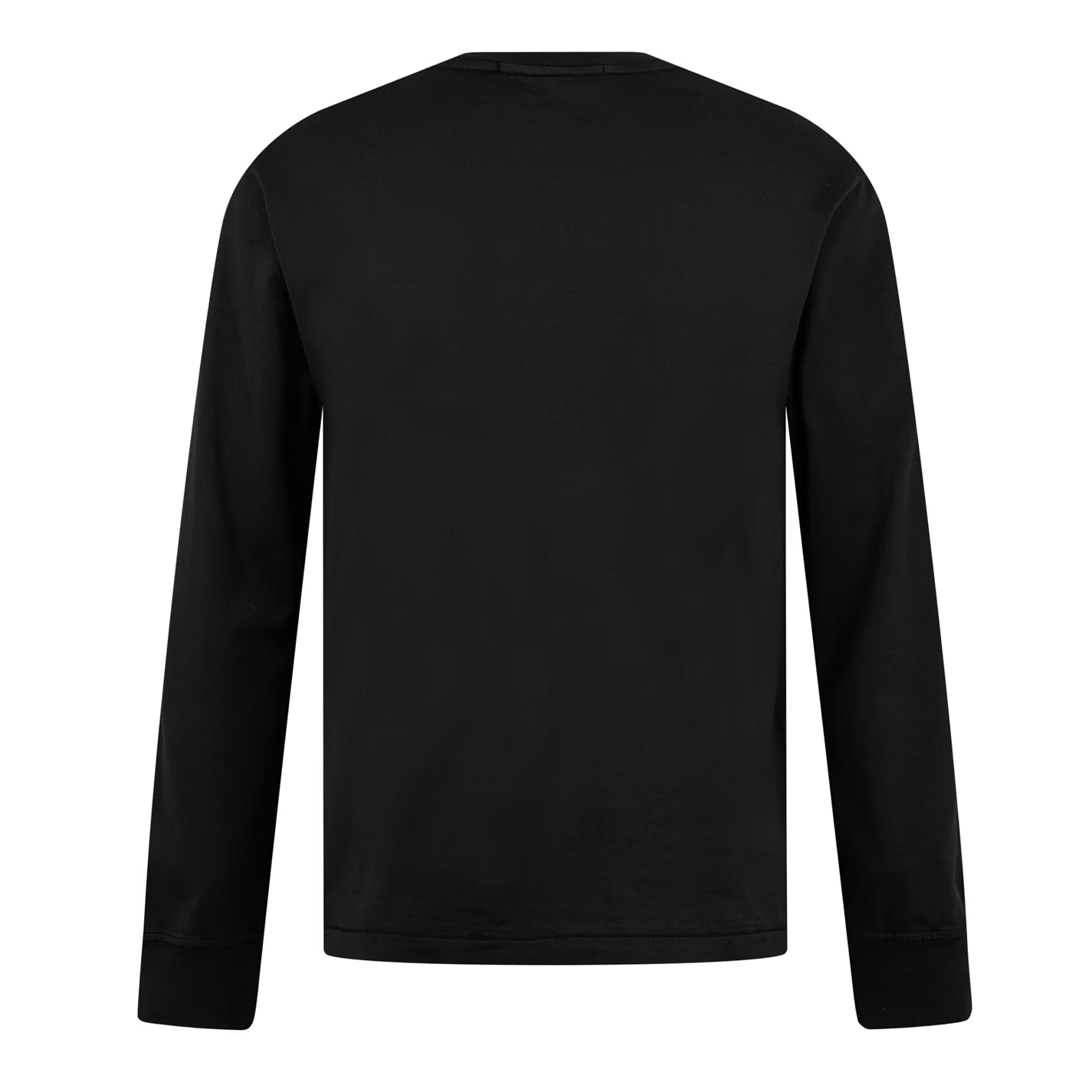 Men's Logo Cotton Compass Patch Long Sleeve T-Shirt