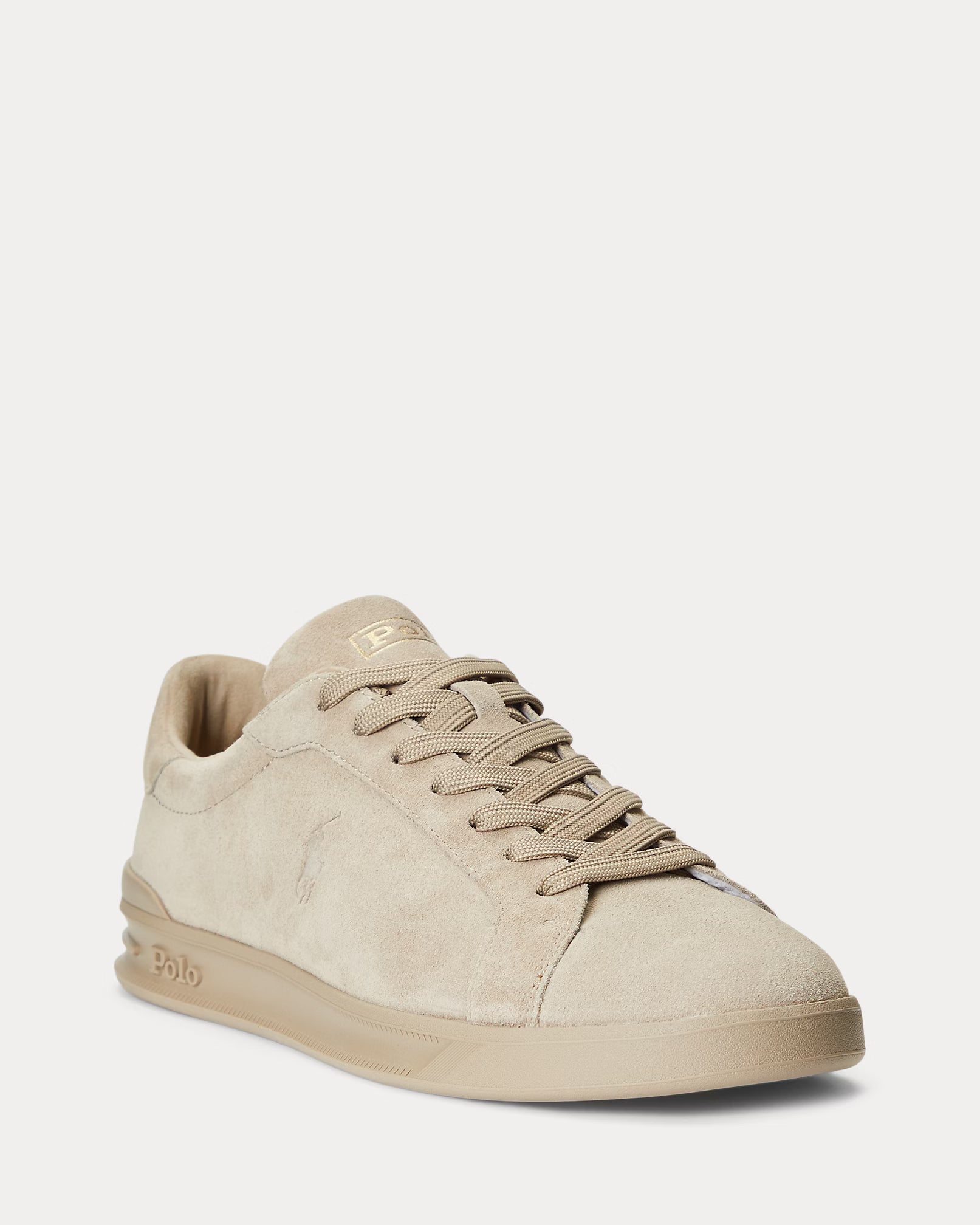 Ralph Lauren Women's Heritage Court II Suede Trainer