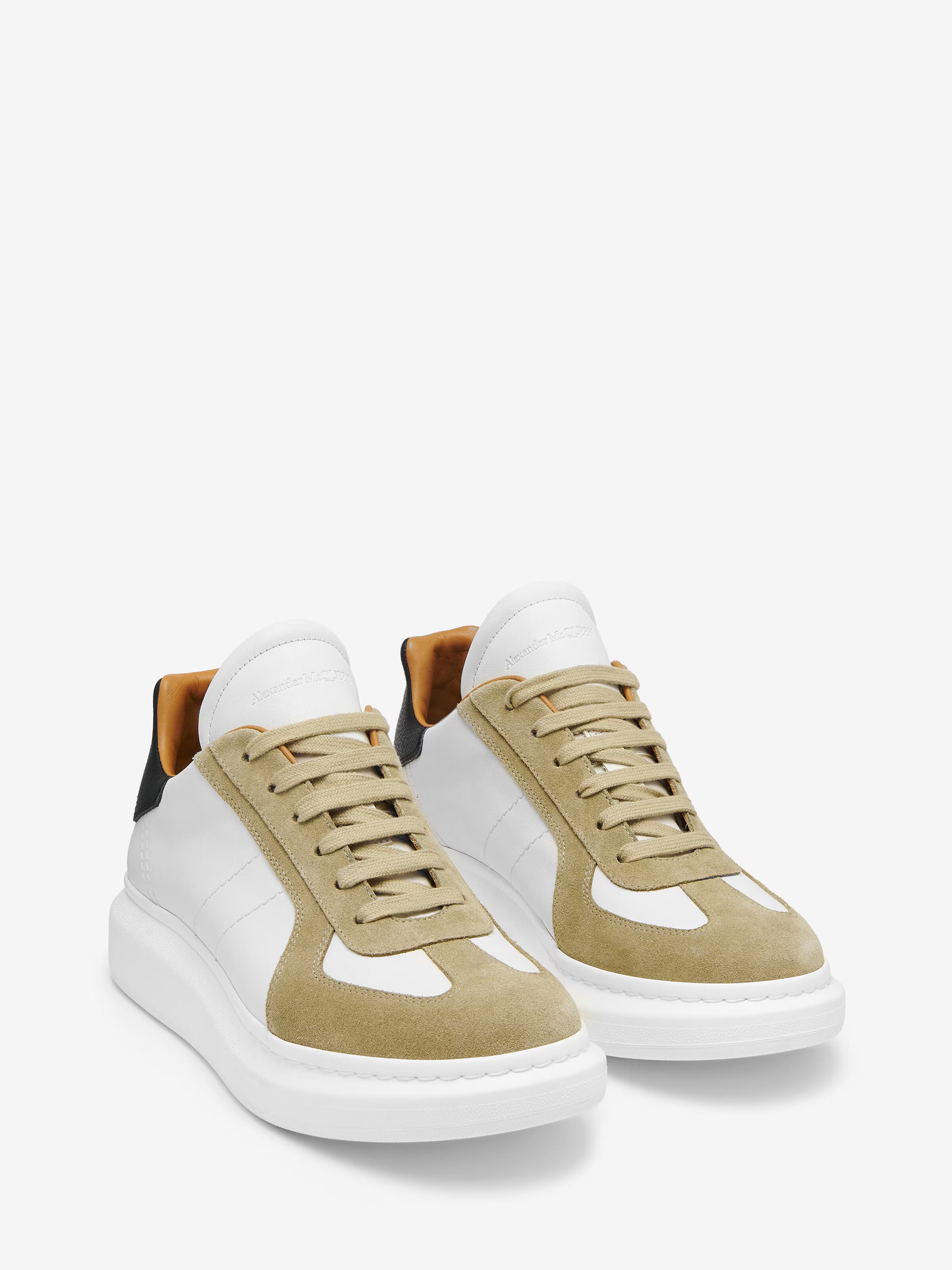 Men's Oversized Retro Sneaker in White/Rock/Black