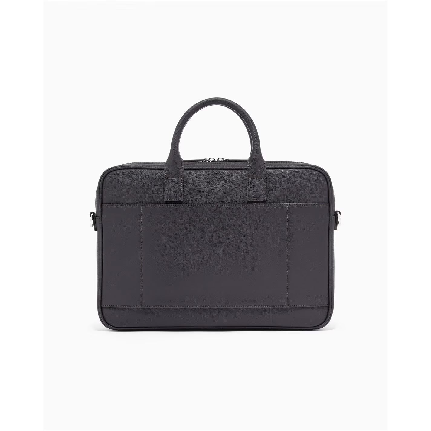 Regenerated Saffiano Leather Business Bag