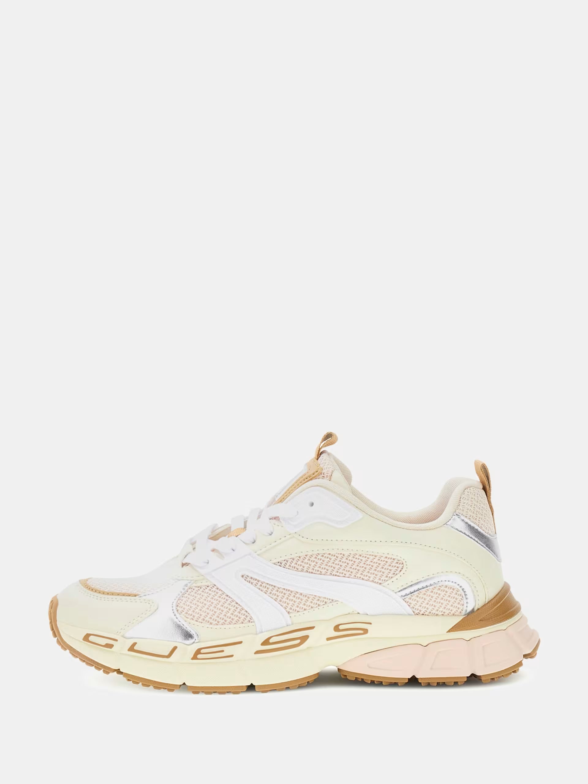 Zapatillas para correr con inserciones perforadas Bevalli para mujer de Guess