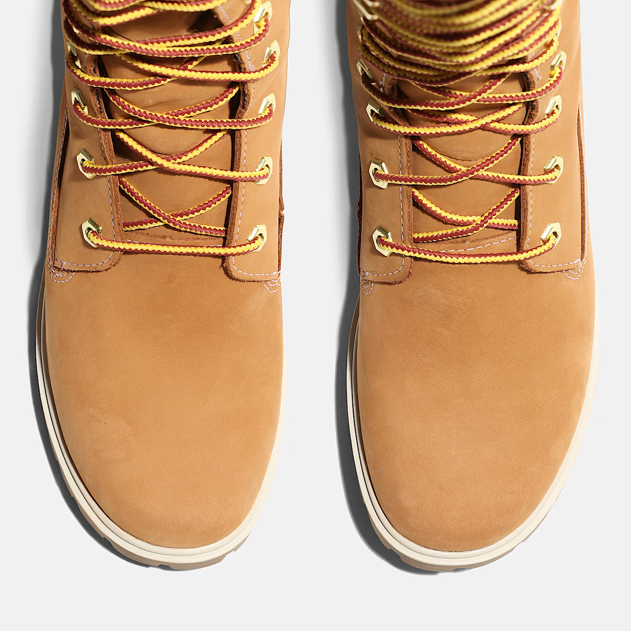 Premium 14-Inch Lace-Up Waterproof Boot for Women in Yellow