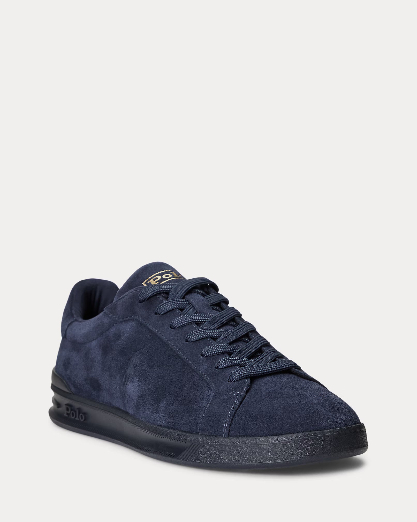 Ralph Lauren Women's Heritage Court II Suede Trainer
