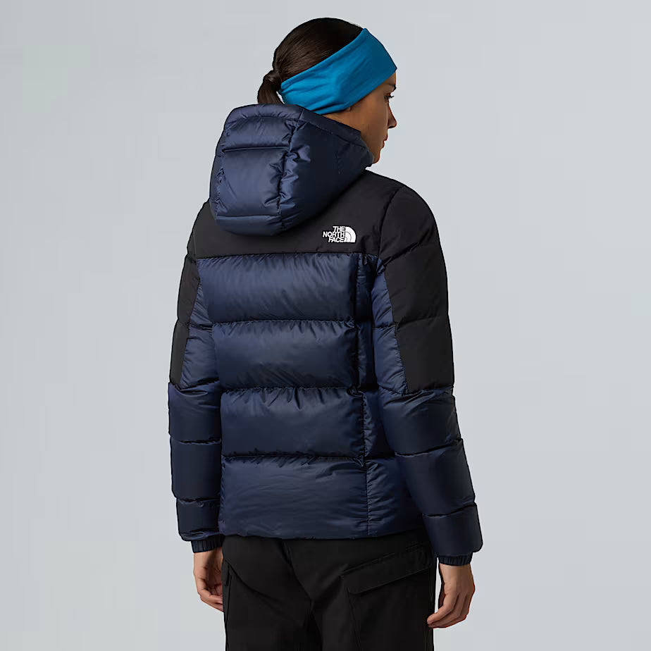 The North Face Casaco com Capuz Feminino Diablo Down 2.0 Azul Estate Preto Mesclado-TNF Preto