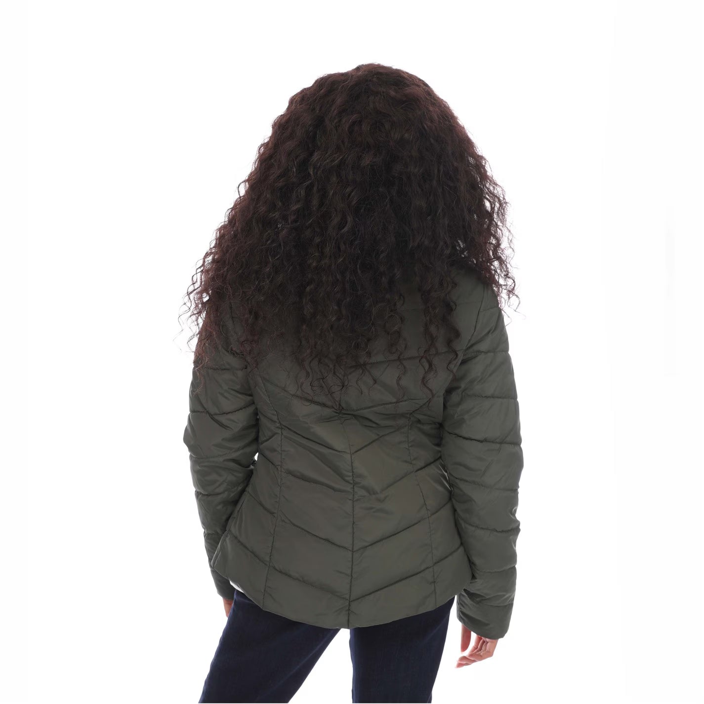 Renika korte gewatteerde jas voor dames