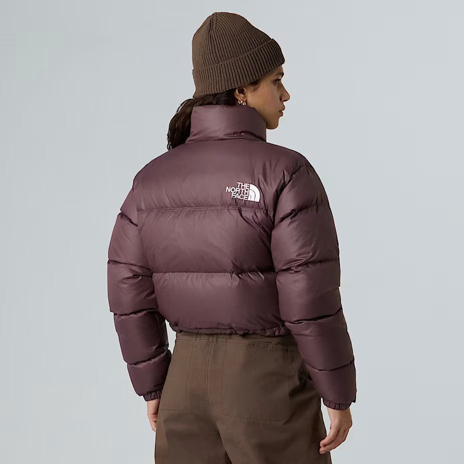 Chaqueta corta Nuptse para mujer The North Face en color cuarzo tostado