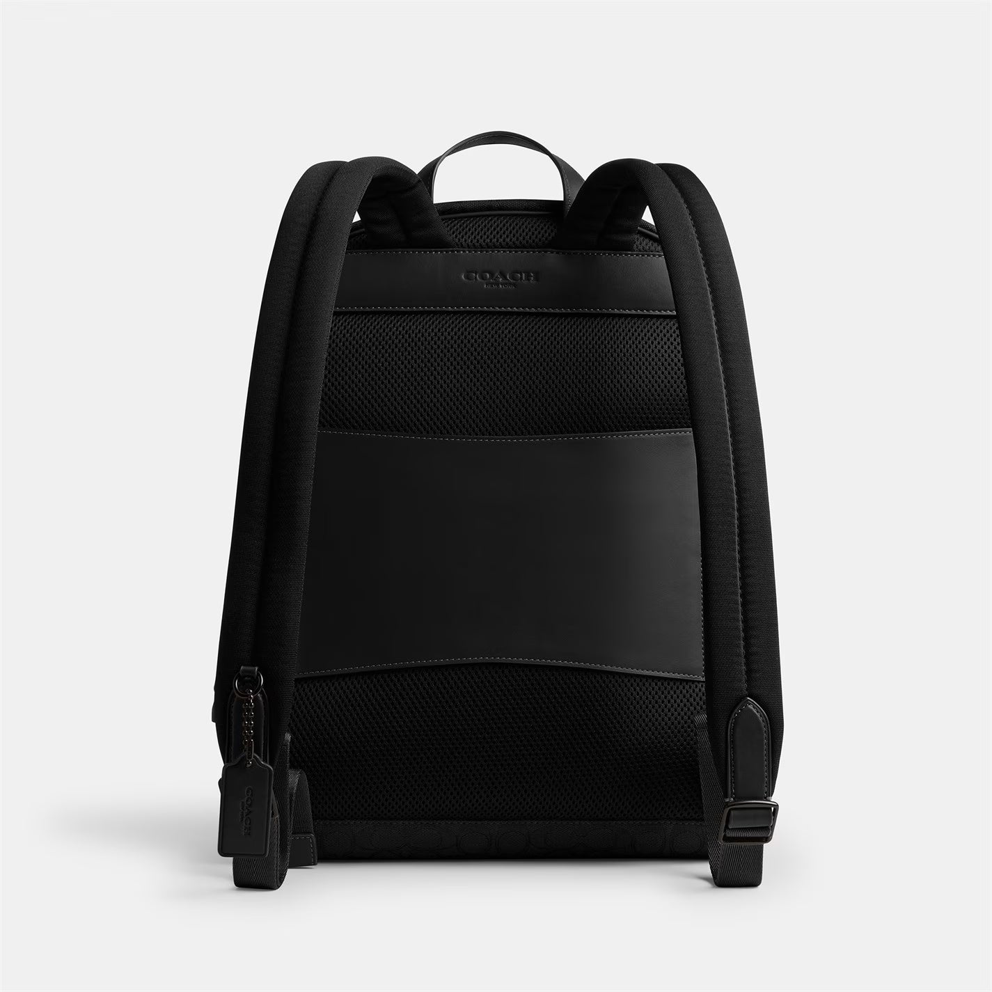 Mochila Coach Theo con Jacquard de Firma