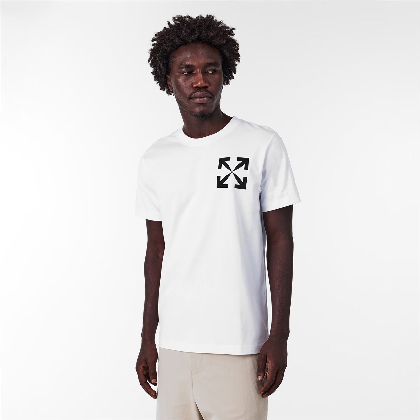 T-shirt slim fit Flèche Off-White