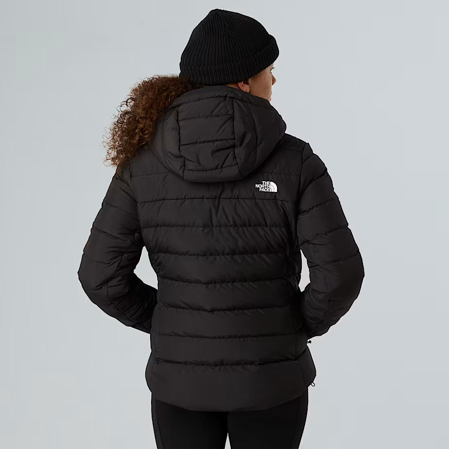 The North Face Dames Aconcagua III Gewatteerde Jas met Capuchon TNF Zwart-NPF