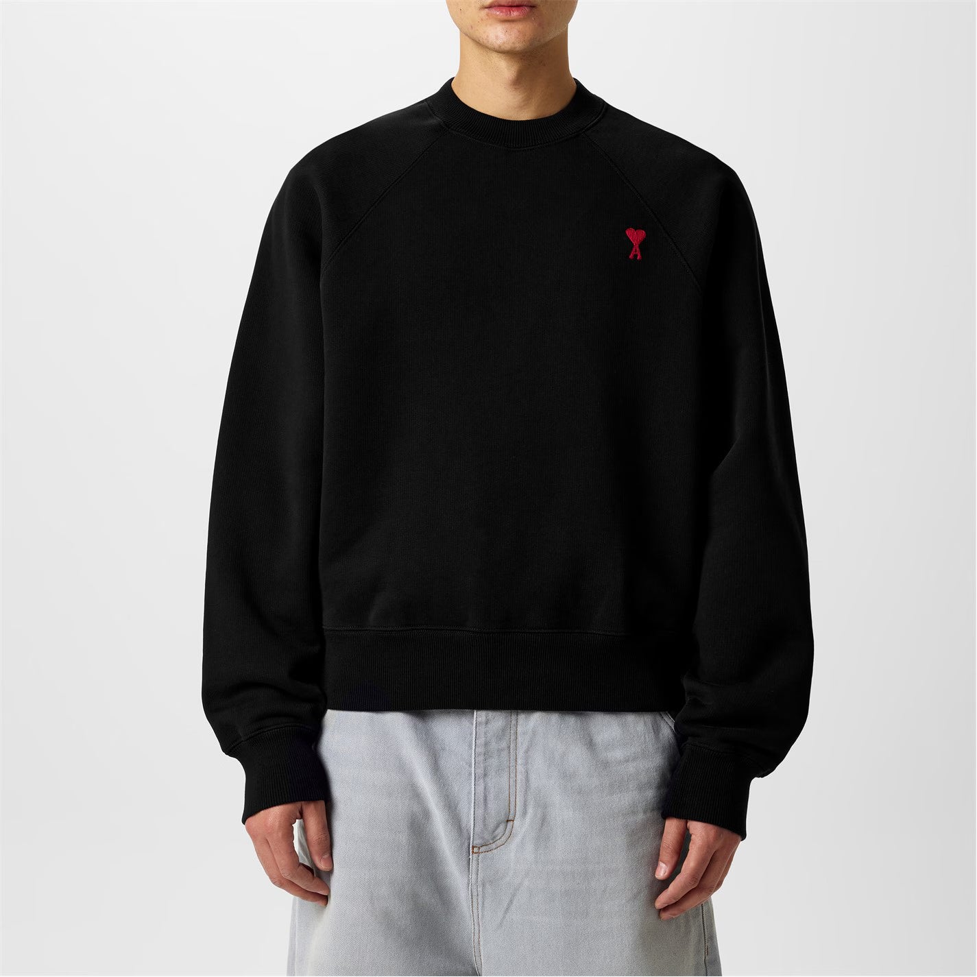 Ami Paris Ami De Coeur Crewneck