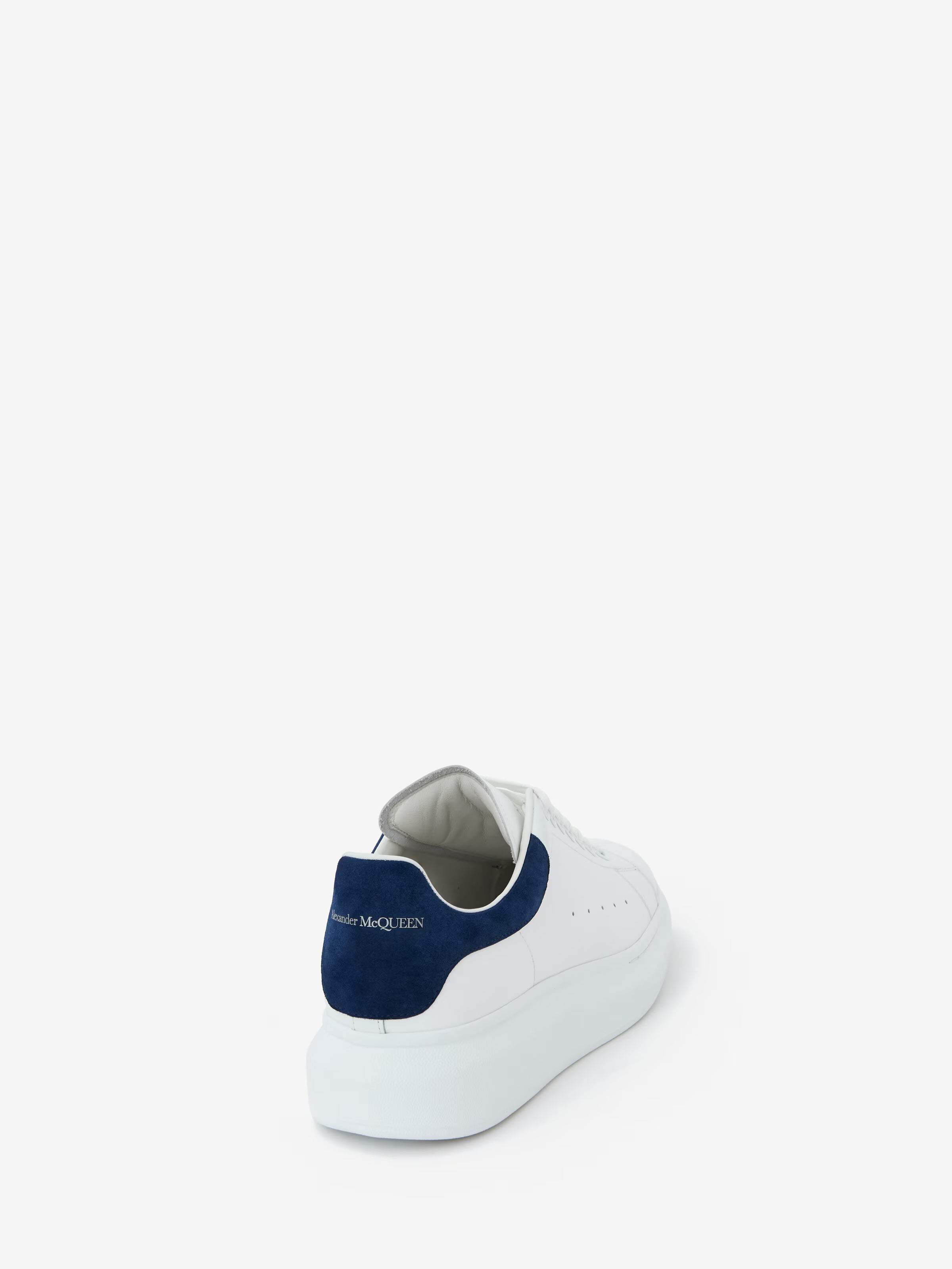 Men's Oversized Sneaker in White/Paris Blue