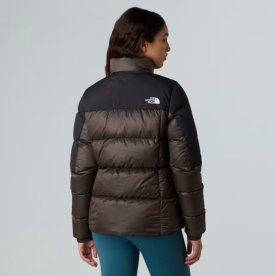The North Face Dames Diablo Down 2.0 Jas Smokey Brown Black Heather-TNF Black