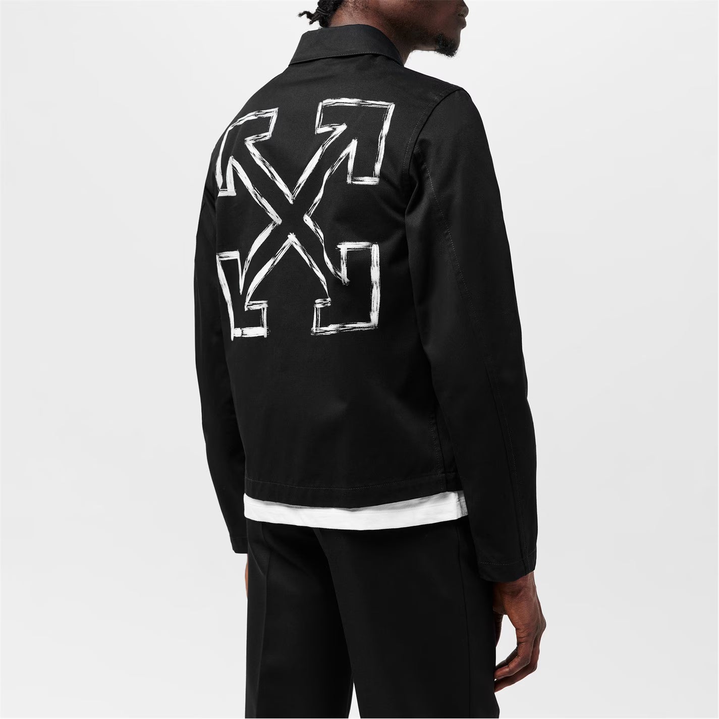 Men's Arrow Sleek Zip-Up Design Overshirt