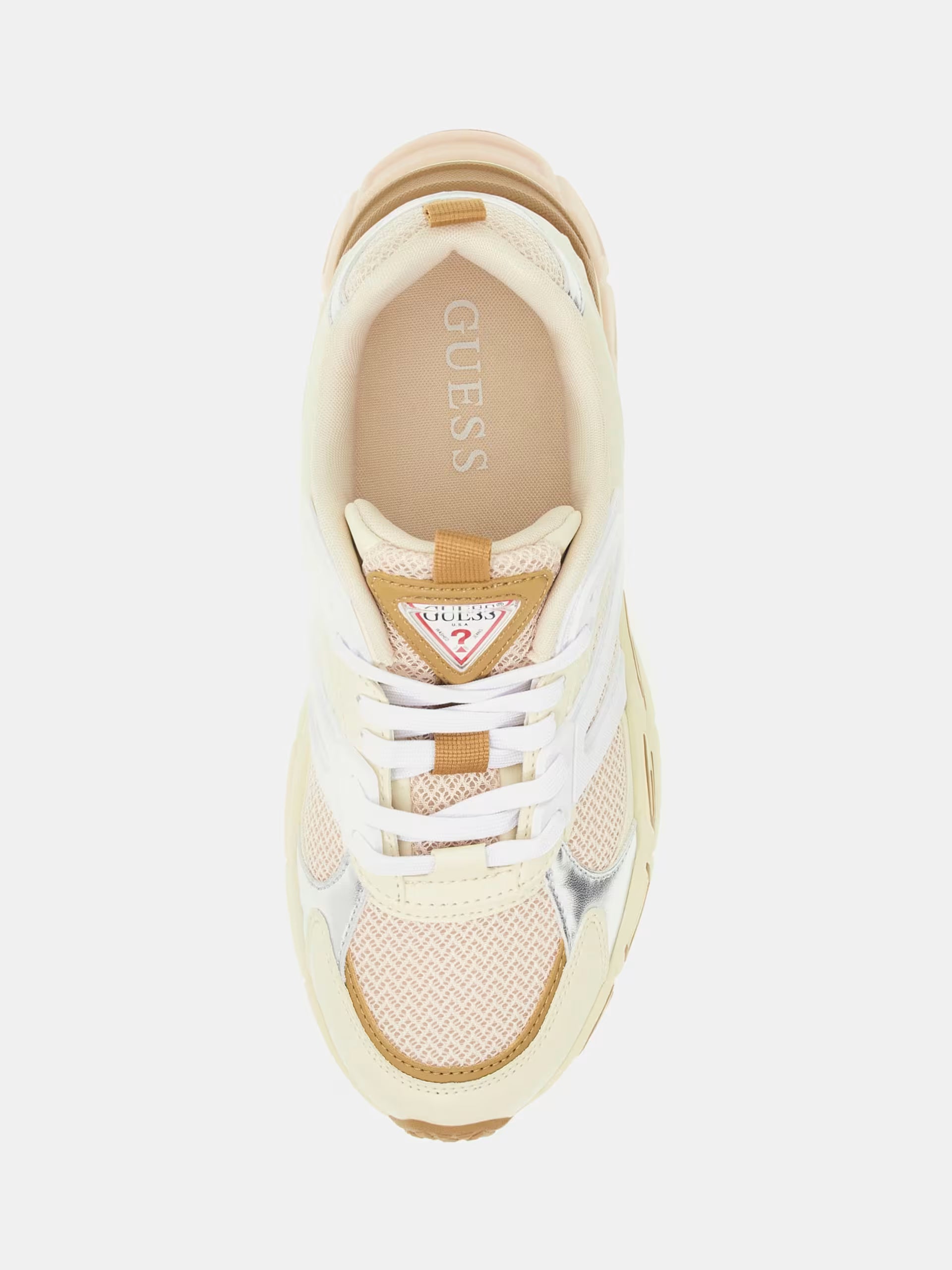 Zapatillas para correr con inserciones perforadas Bevalli para mujer de Guess