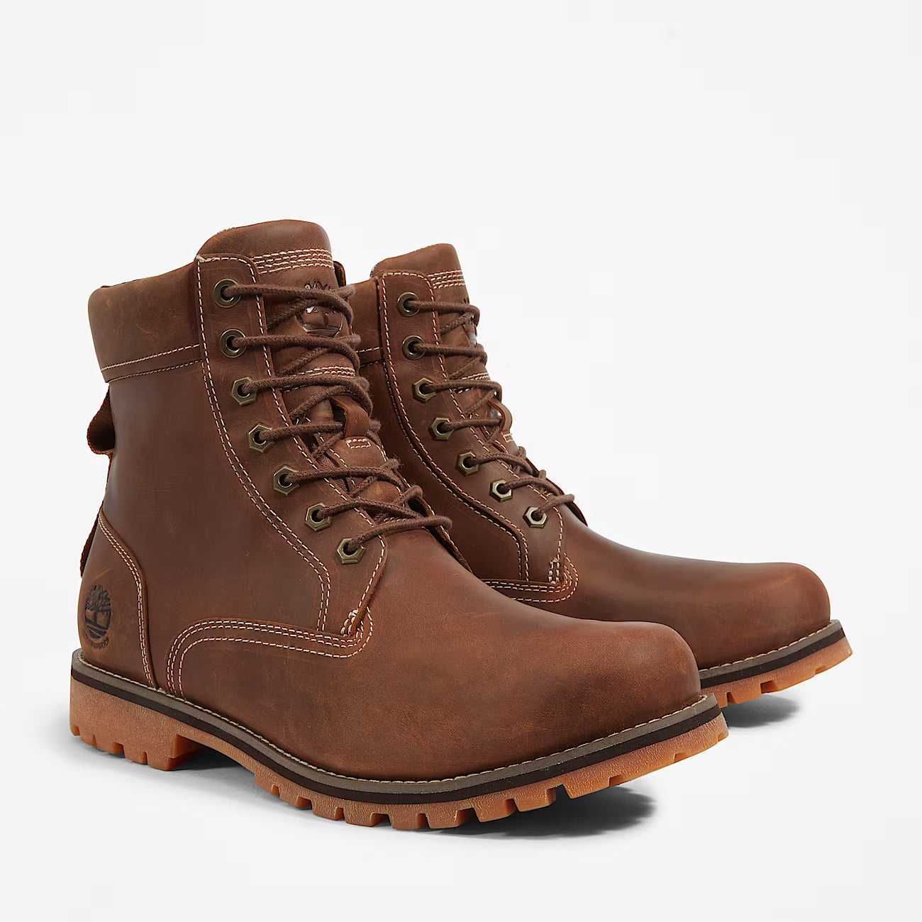 Rugged Waterproof Boot for Men in Light Brown