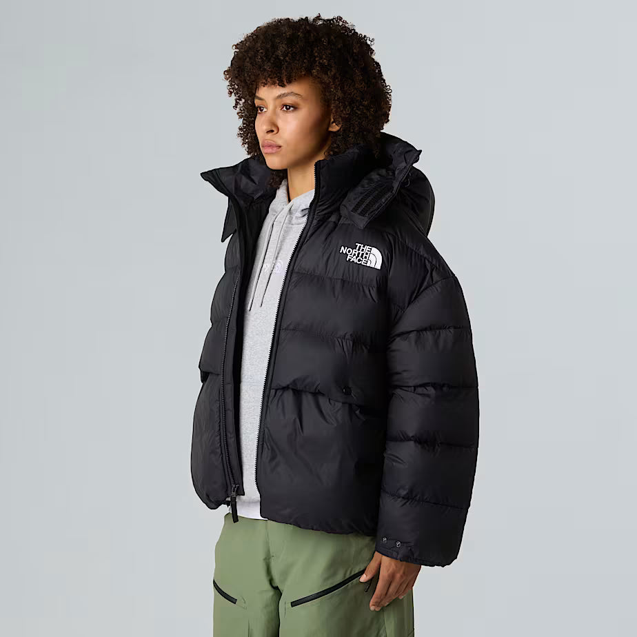 The North Face Damen Acamarachi Übergroße Kurze Steppjacke TNF Schwarz