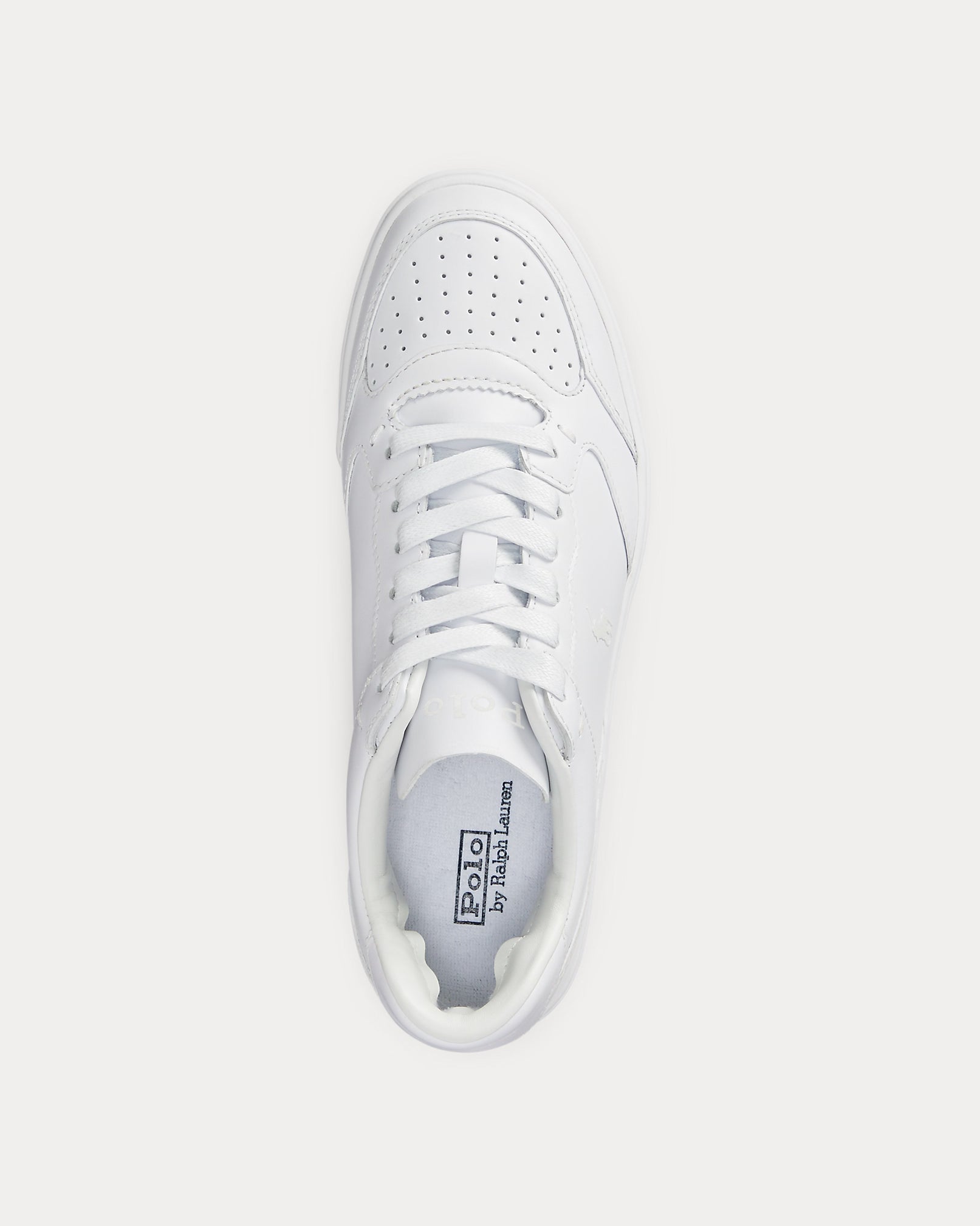 Dames Court leren sneaker