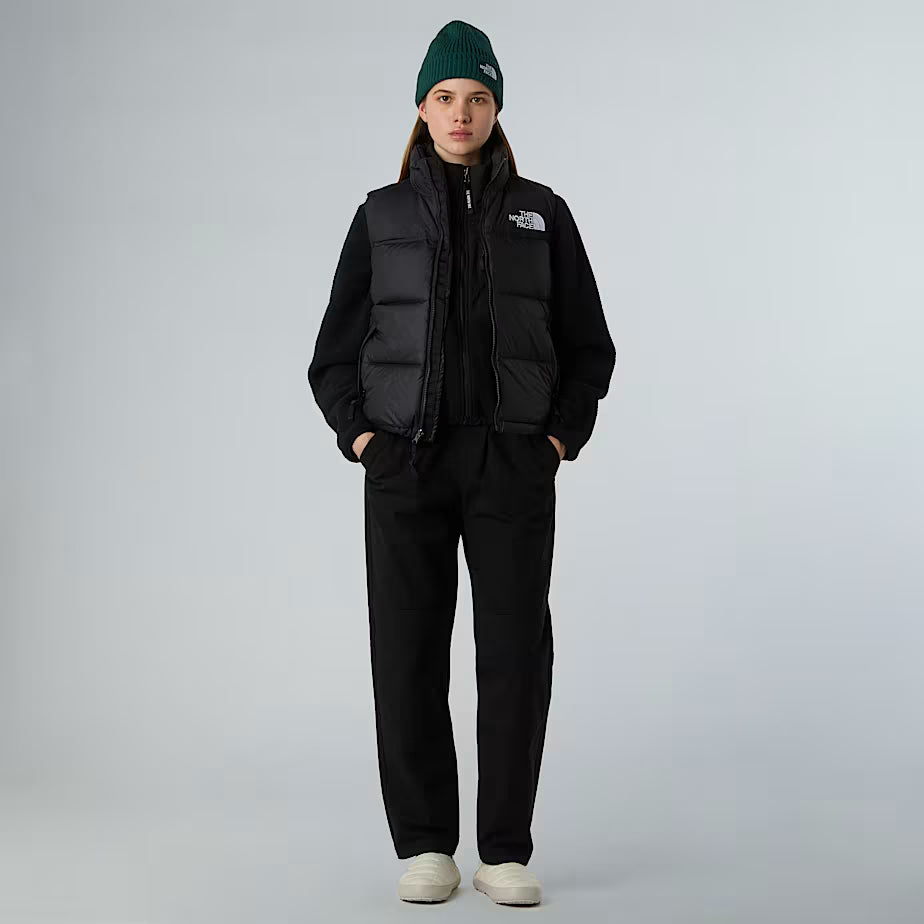 Жилет The North Face женский 1996 Retro Nuptse из переработанного пухового материала, черный TNF