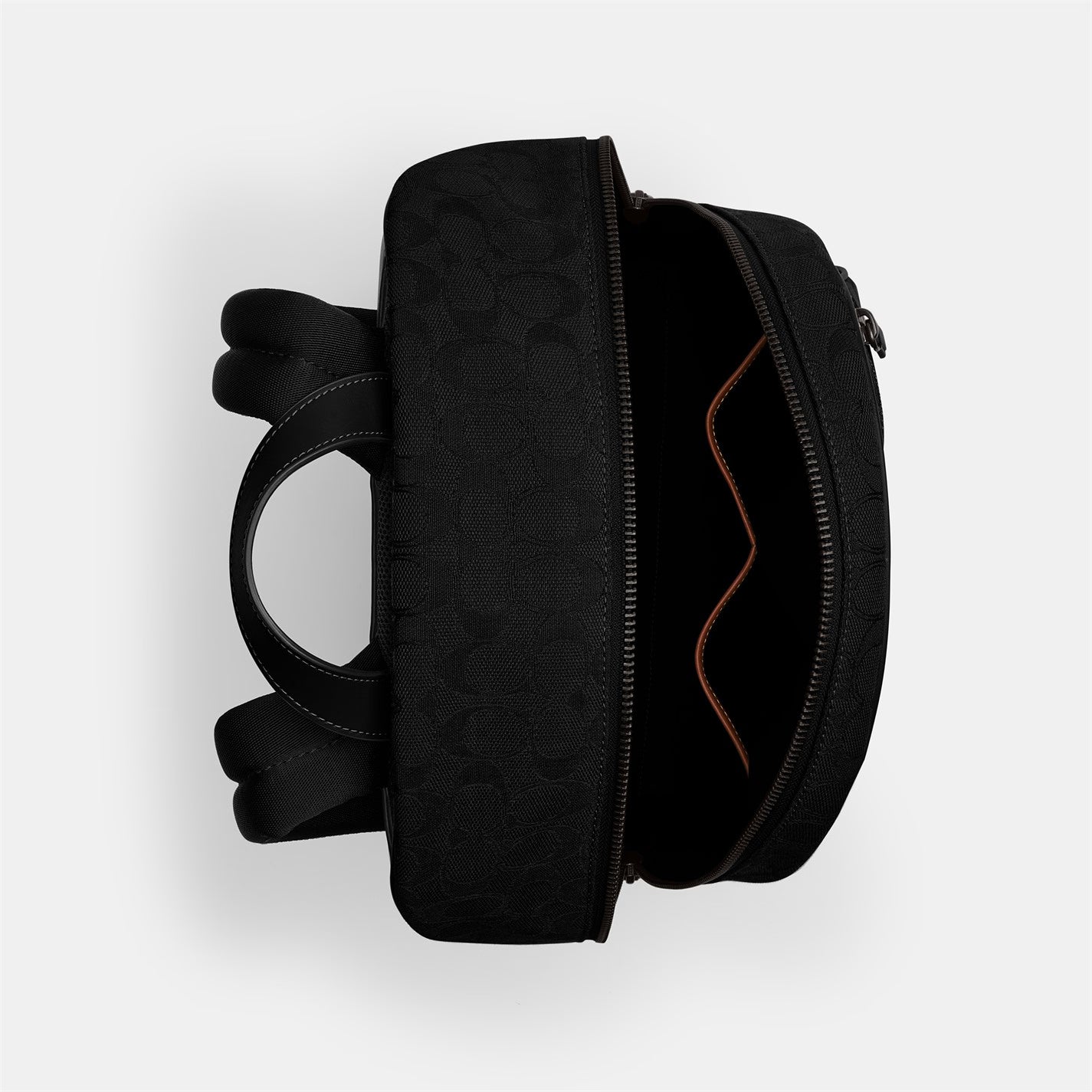 Mochila Coach Theo con Jacquard de Firma