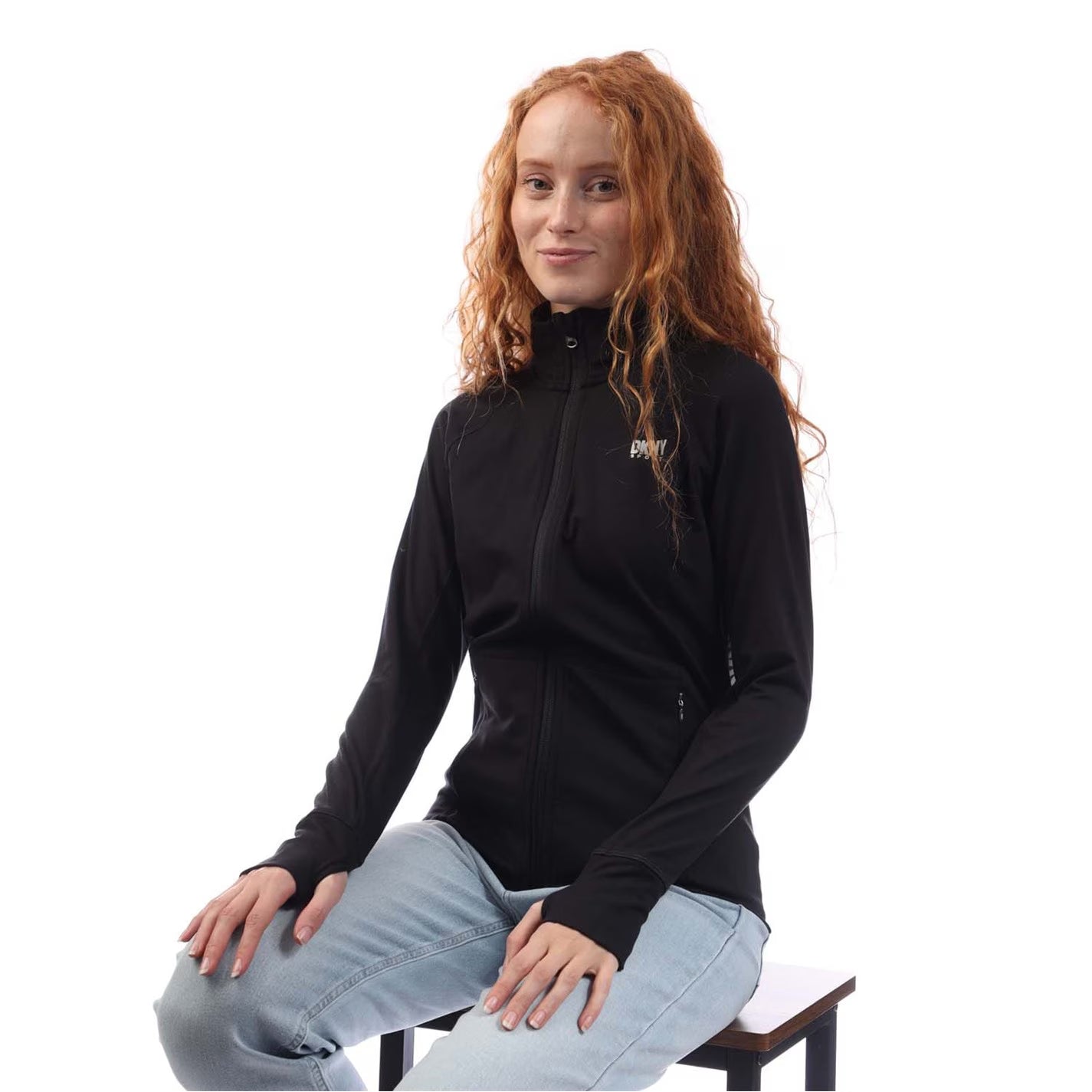 DKNY Balance Compressie Volledige Ritssluiting Sweatjack