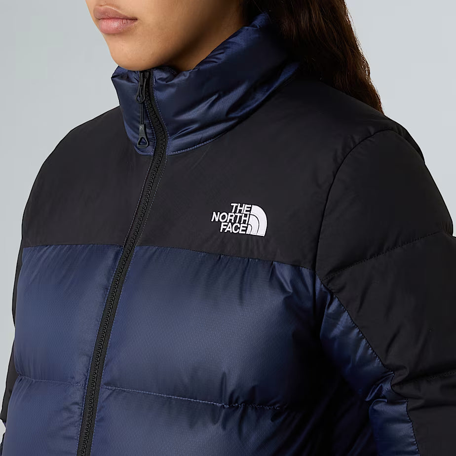 The North Face Dames Diablo Down 2.0 Jas Lunar Blue Black Heather-TNF Black