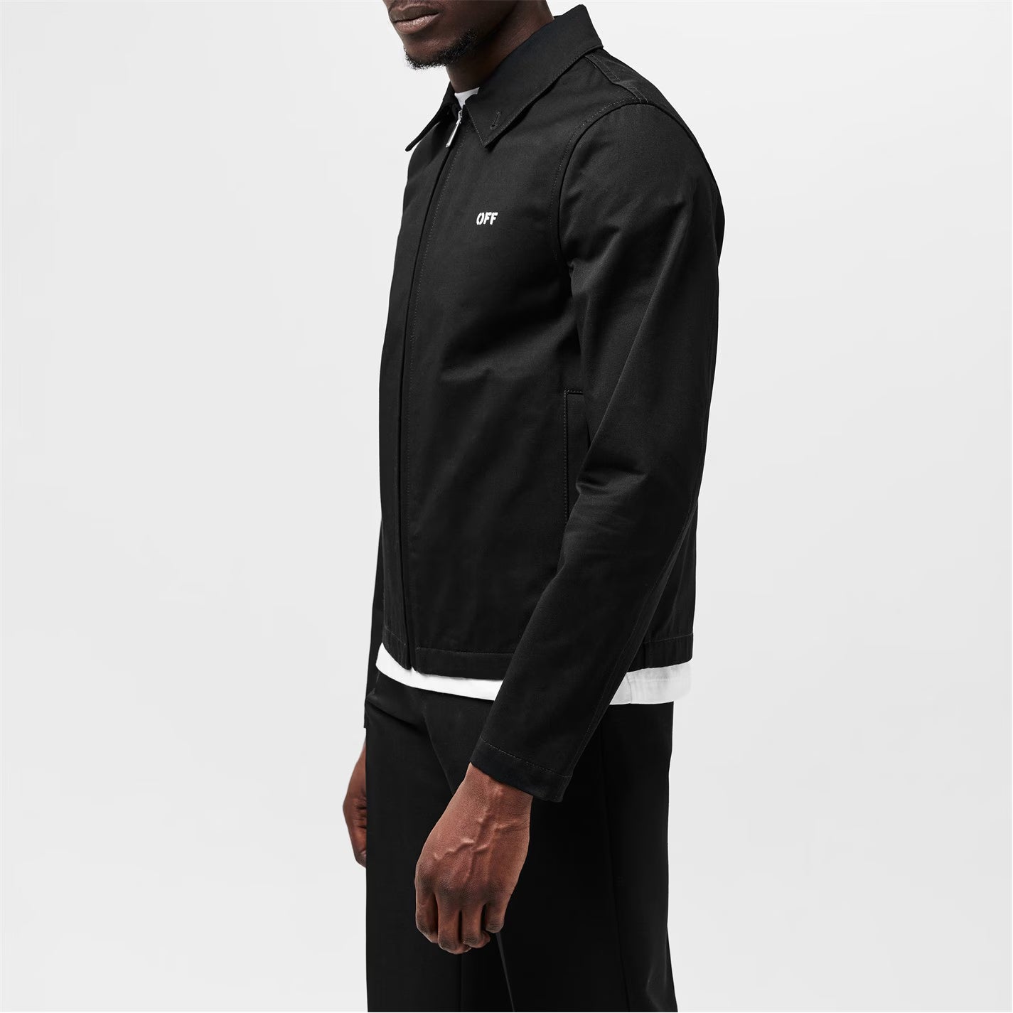 Men's Arrow Sleek Zip-Up Design Overshirt