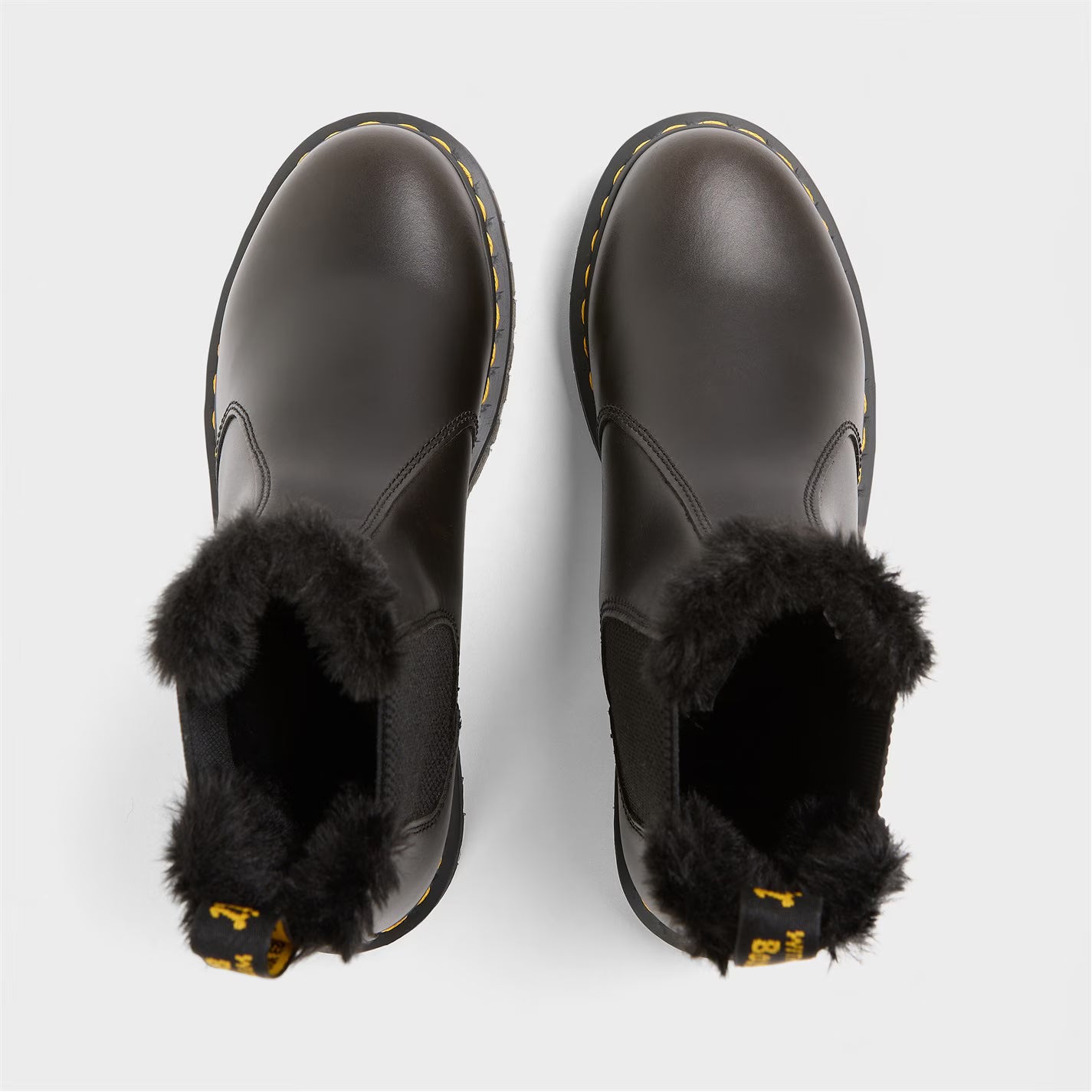 Dr Martens 2976 Leonore Chelsea-Stiefel mit Fellfutter