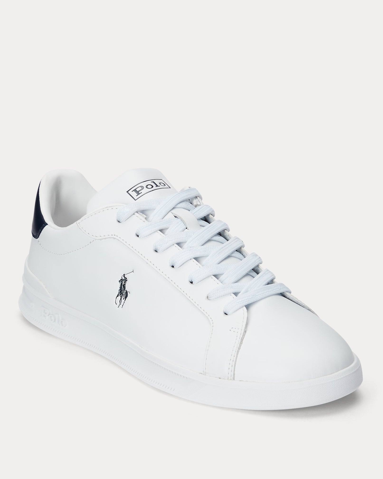 Ralph Lauren Women's Heritage Court II Leather Trainer