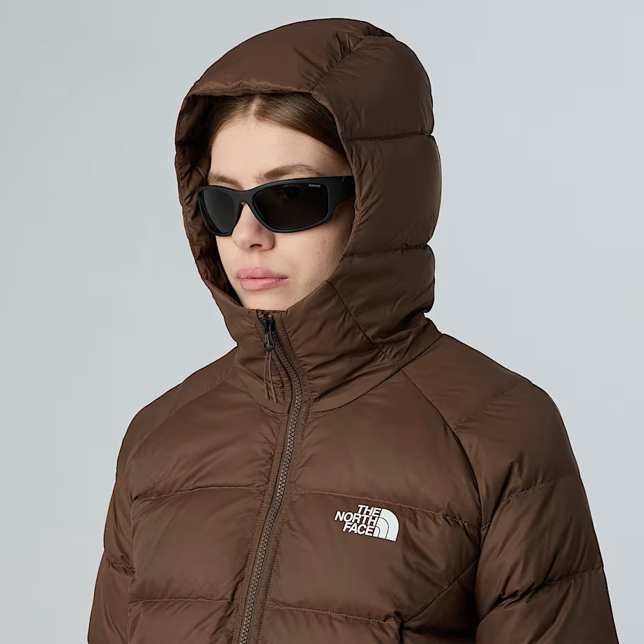 The North Face Dames Hyalite Gewatteerde Parka met Capuchon Smokey Brown