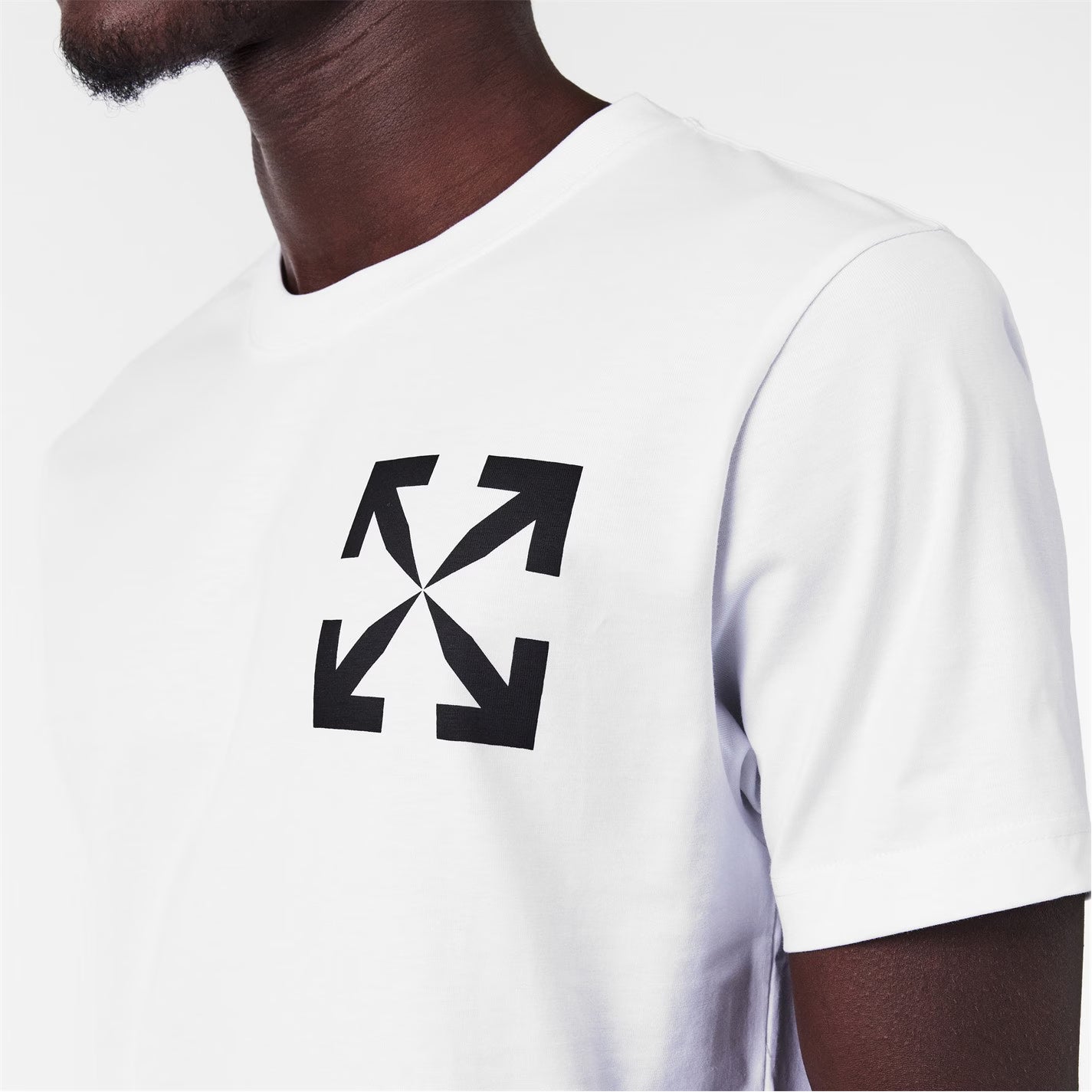 T-shirt slim fit Flèche Off-White