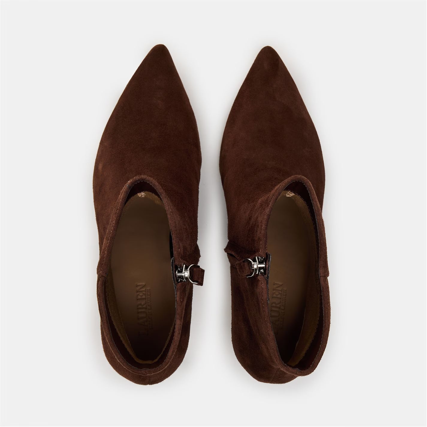 Bottes à talons en cuir véritable pour femmes Ralph Lauren