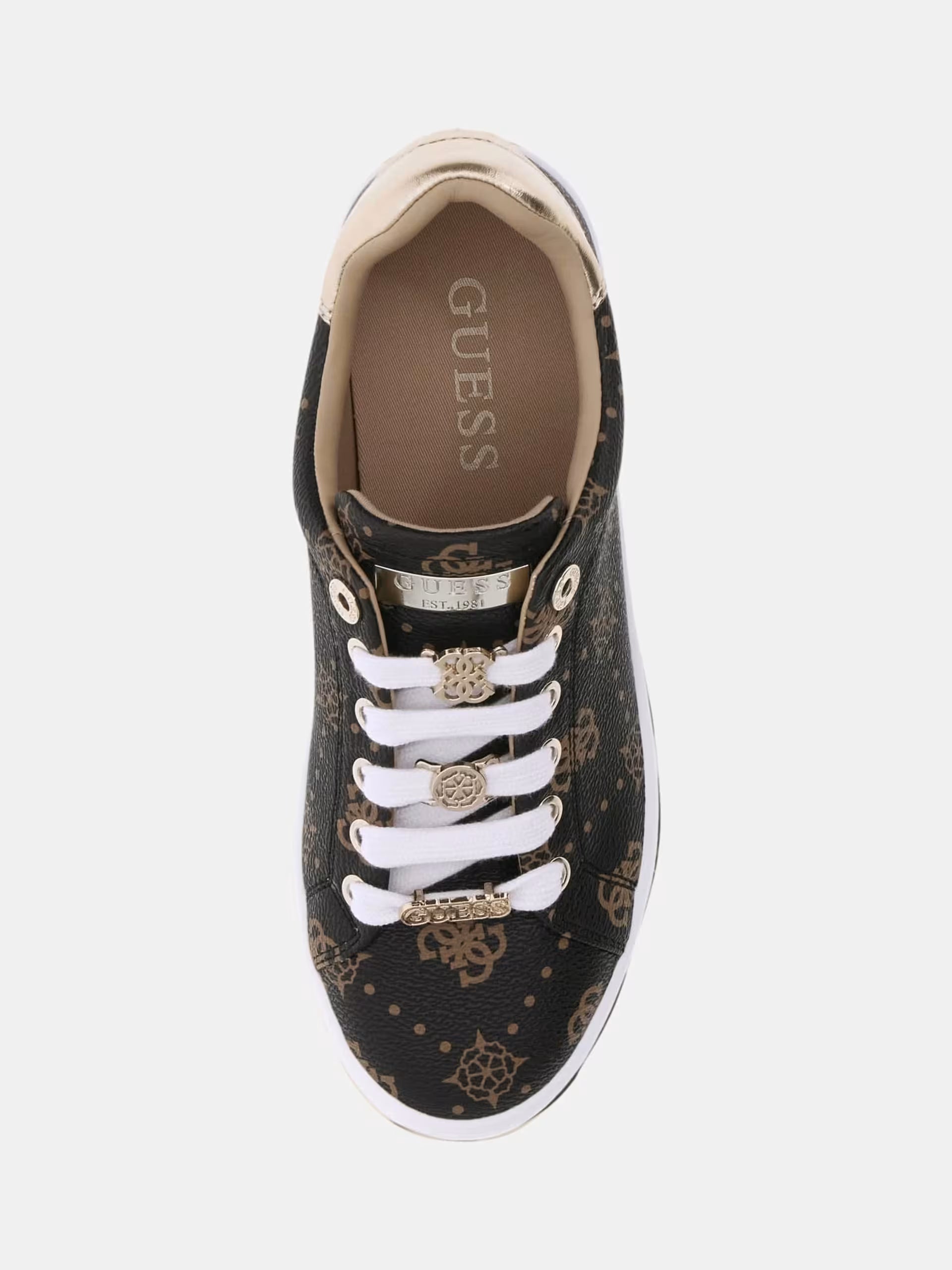 Stasey 4G dames sneaker met pioenrooslogo