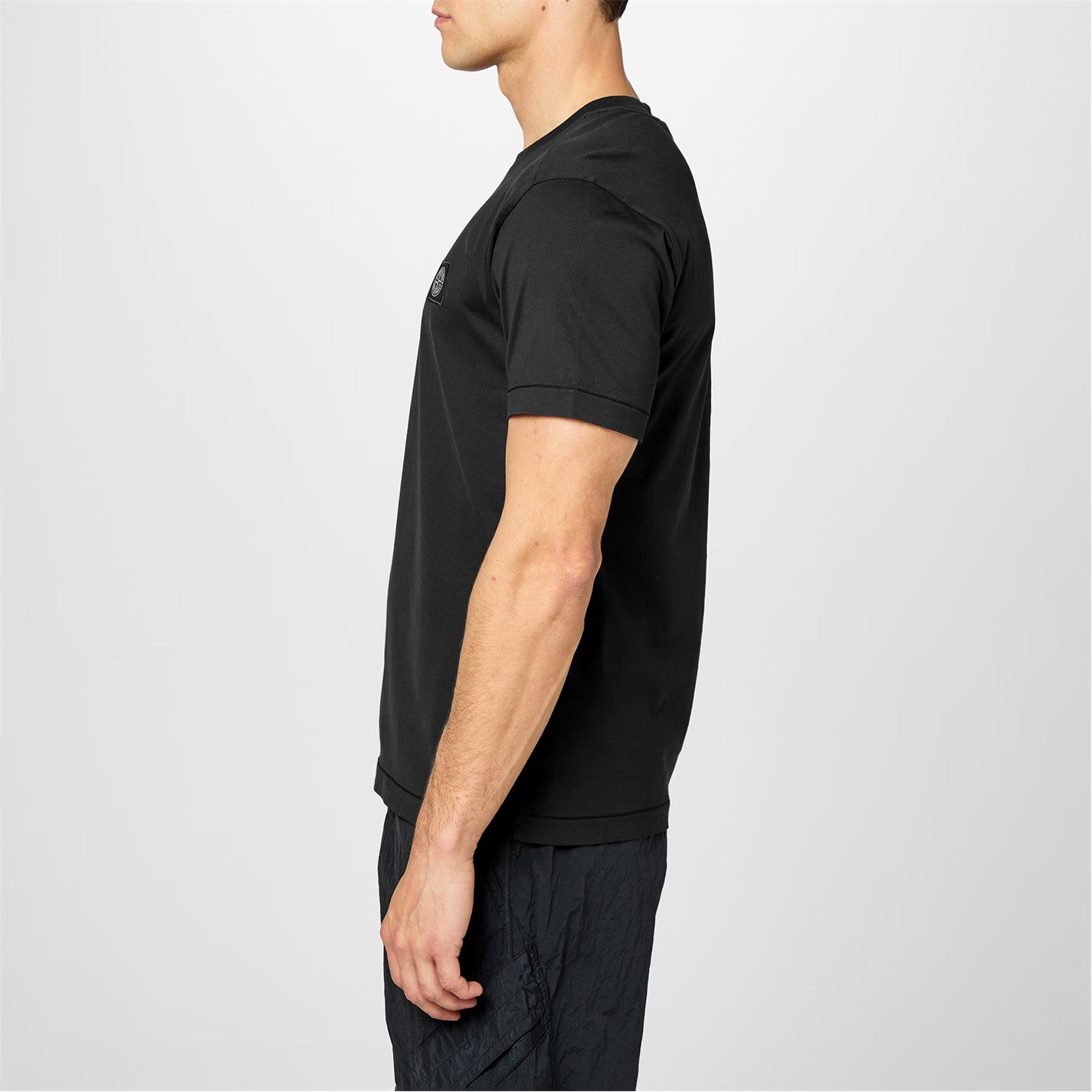Men's Cotton Compass Logo Patch T-Shirt