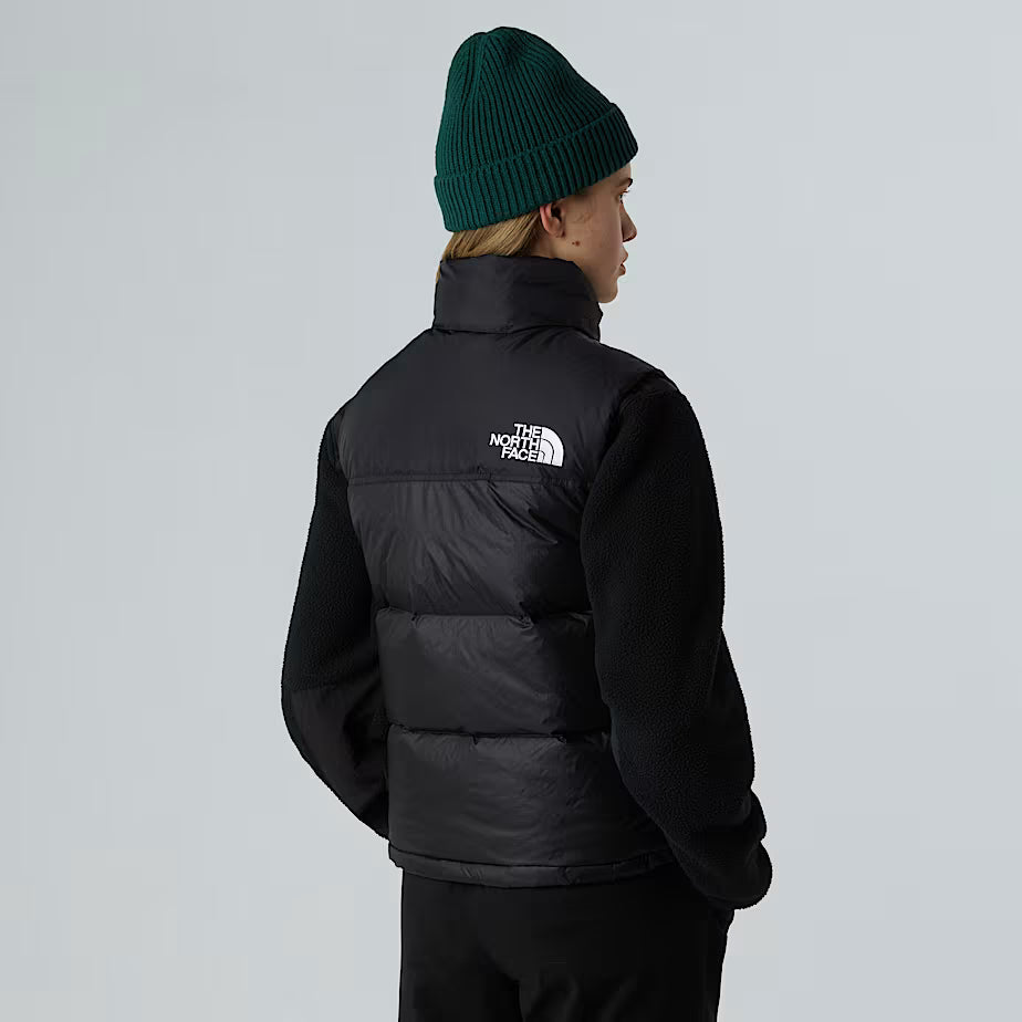 The North Face Dames 1996 Retro Nuptse Dons Gilet Gerecycled TNF Zwart