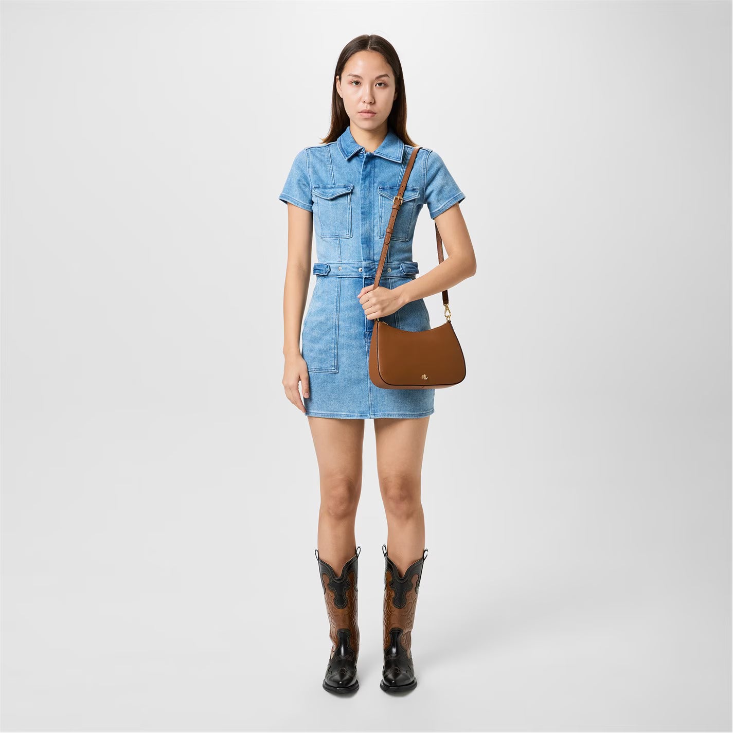 Danni leren schoudertas voor dames