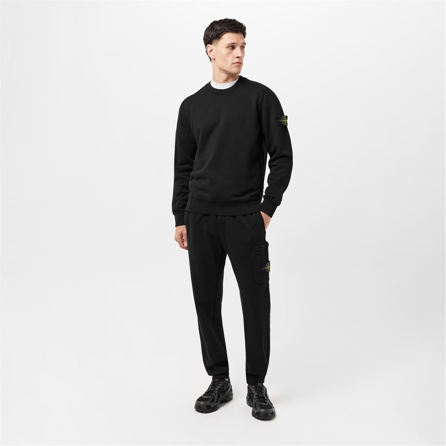 Men's Logo Lightweight Cotton Fleece Jumper