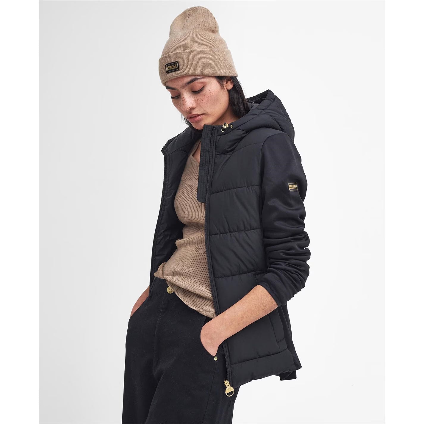 Barbour International Bondar Pikowana Bluza Dresowa