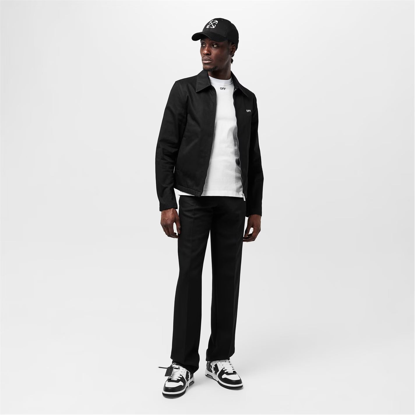 Men's Arrow Sleek Zip-Up Design Overshirt