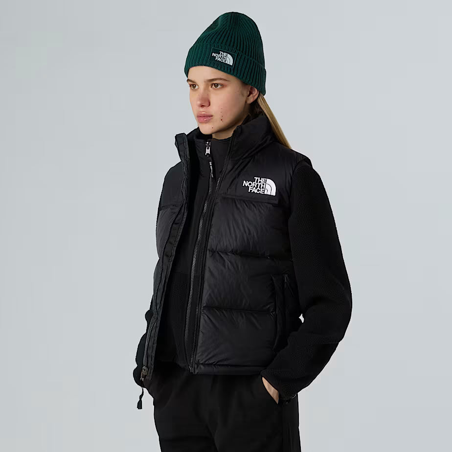 Жилет The North Face женский 1996 Retro Nuptse из переработанного пухового материала, черный TNF