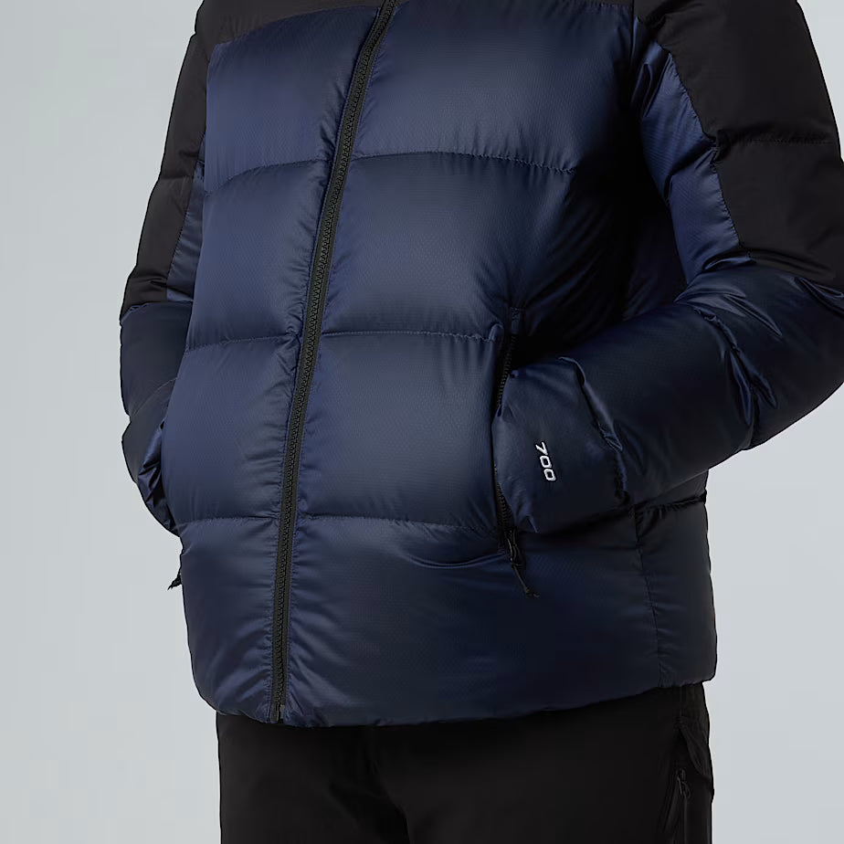 The North Face Casaco com Capuz Feminino Diablo Down 2.0 Azul Estate Preto Mesclado-TNF Preto